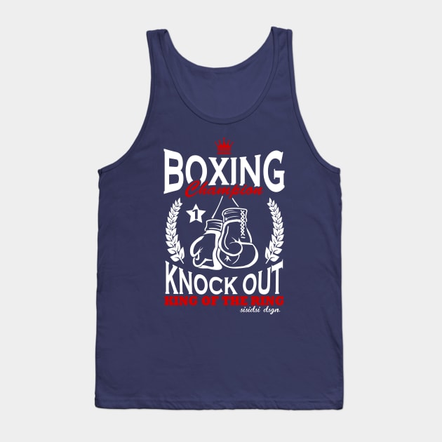 Boxing Champion Tank Top by sisidsi